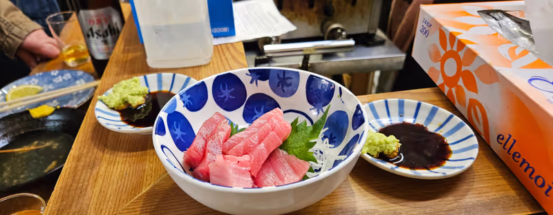 Osaka Private Tour - Tuna Sashimi