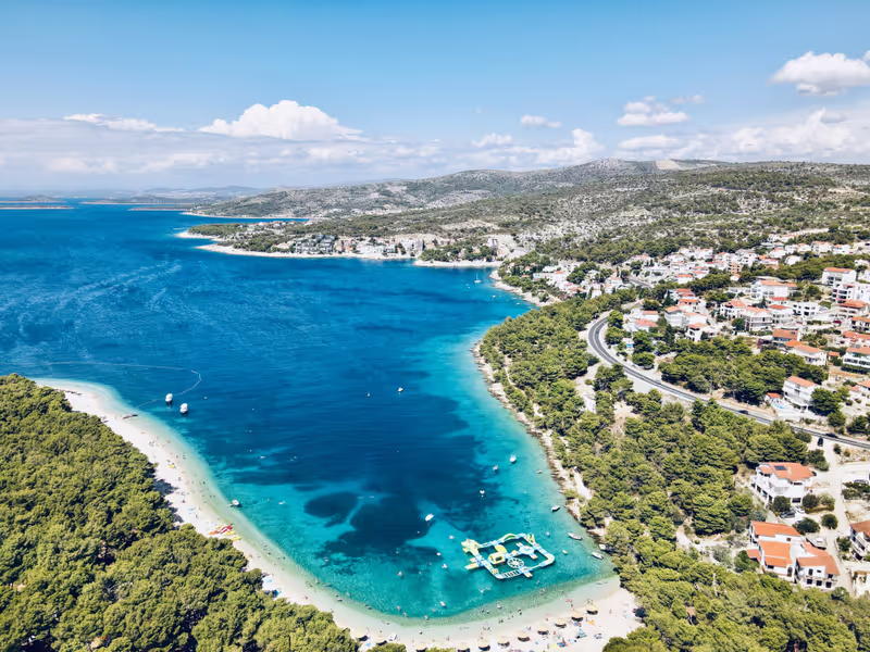 Split Private Tour - view of Primosten