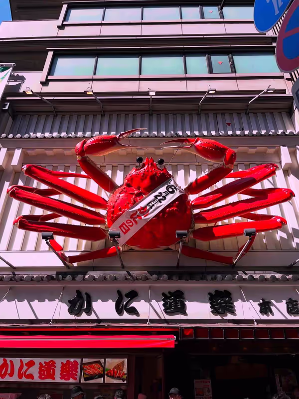 Osaka Private Tour - Giant Crab