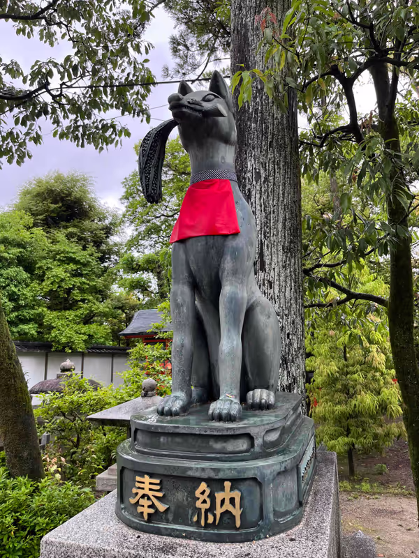 Kyoto Private Tour - Fox - the messenger of Inari deity
