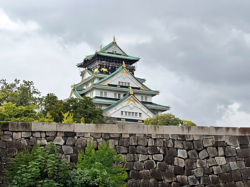 Osaka Private Tour - Mainkeep tower day view