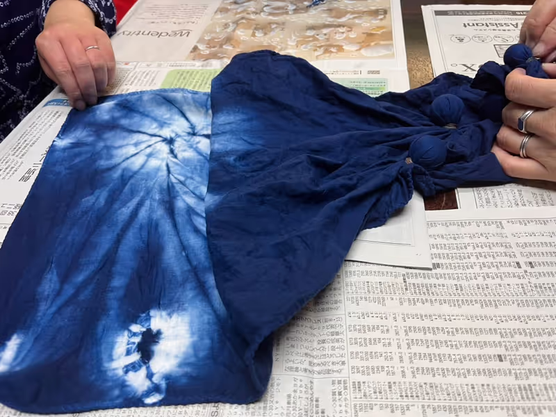 Nagoya Private Tour - unbind the Shibori-the most exciting moment