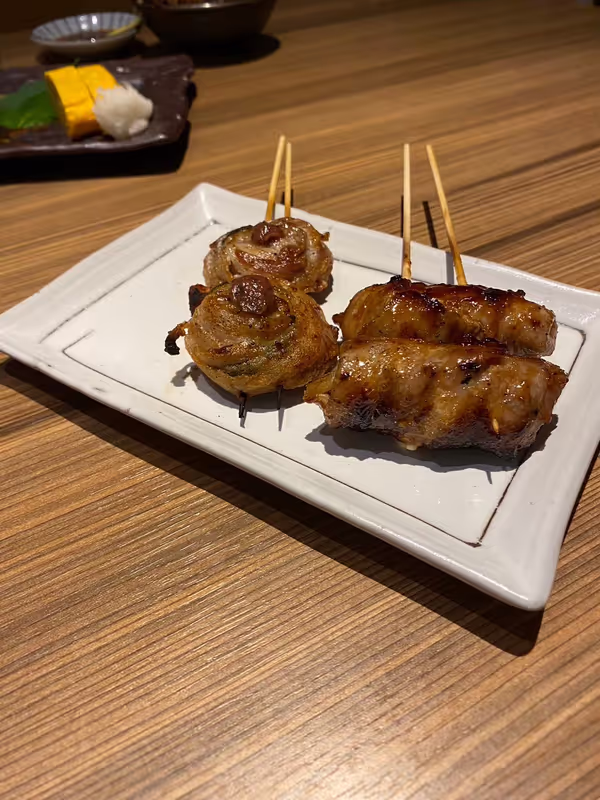 Nagasaki Private Tour - Grilled pork sticks