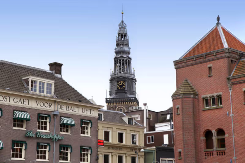 Amsterdam Private Tour - The tower of De Oude Kerk