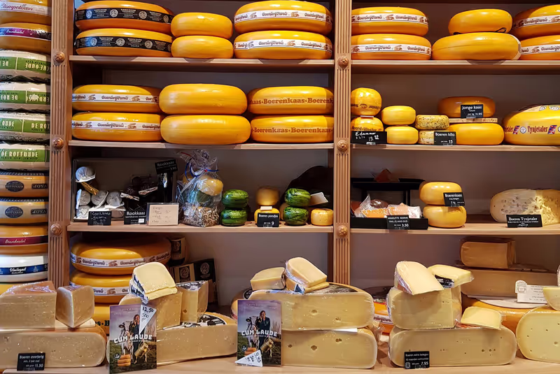 Amsterdam Private Tour - Abundance of Dutch cheeses