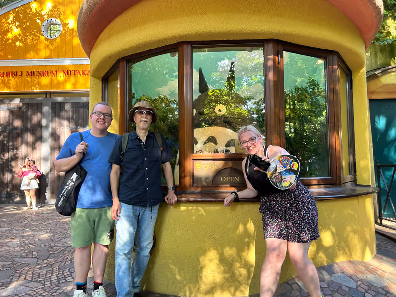 Tokyo Private Tour - In front of Totoro