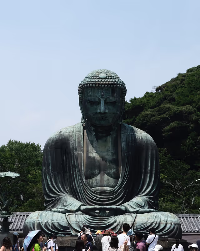 Kamakura Private Tour - The Great Buddha of Kamakura at Kotoku-in Temple.
