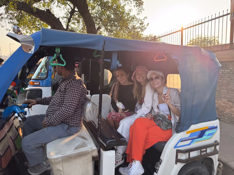 Delhi Private Tour - Clients Enjoyed Tuk Tuk Ride.