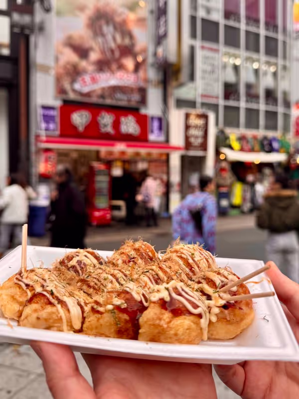 Osaka Private Tour - Takoyaki balls