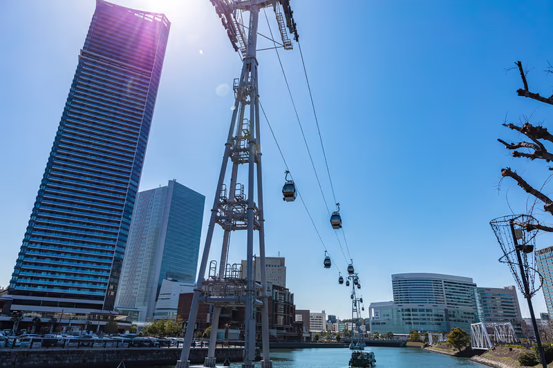 Yokohama Private Tour - Ropeway gliding through city and sky