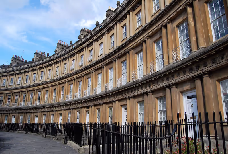 Bath Private Tour - the Circus - no animals here, sorry!
