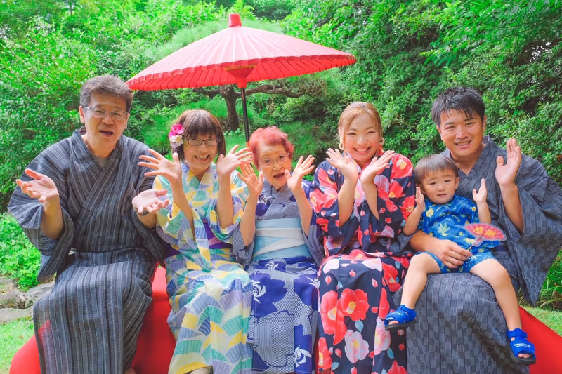 Tokyo Private Tour - All yukatas can be taken home as a souvenir.