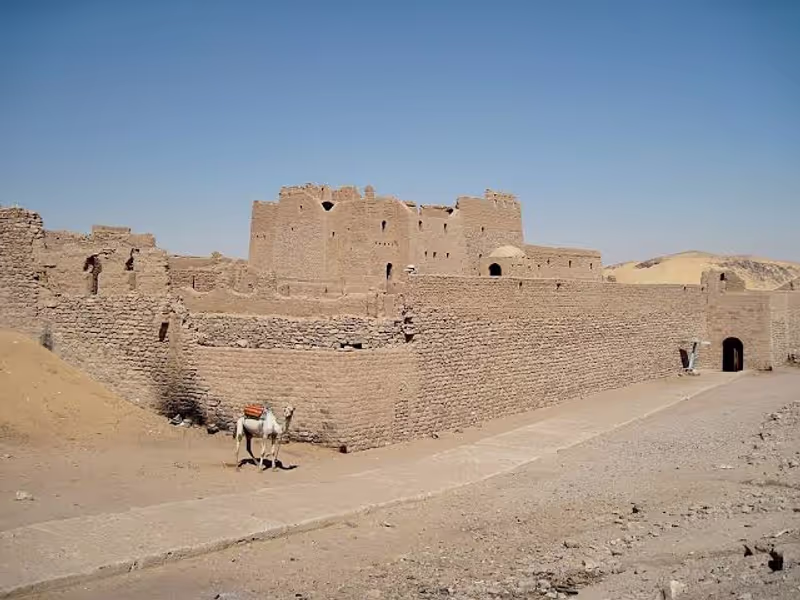 Aswan Private Tour - Monastry's outer part