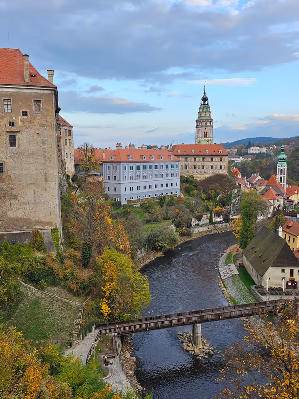 Cesky Krumlov Private Tour - View to Latran area