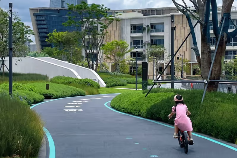 Shenzhen Private Tour - Shenzhen bay park cycling