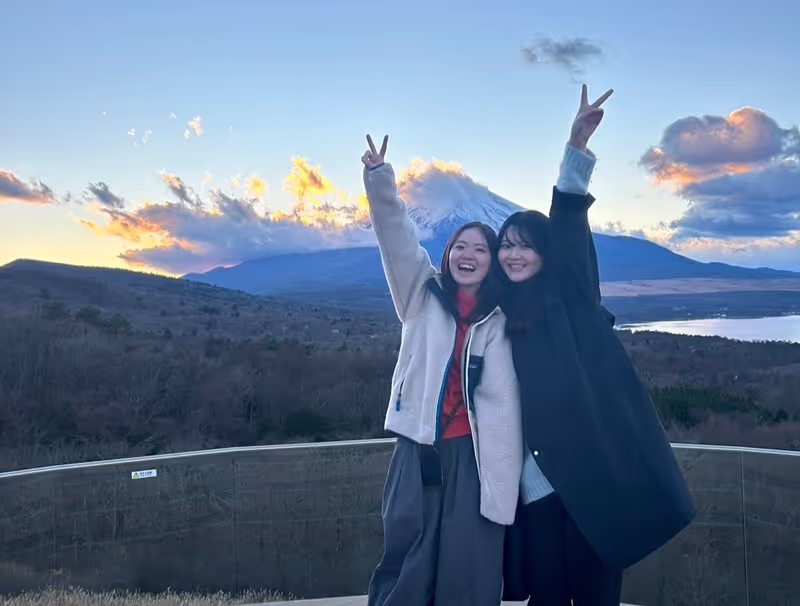 Mount Fuji Private Tour - The panoramic view point at Lake Yamanaka
