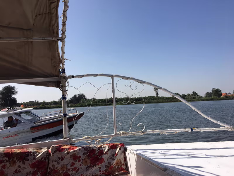 Cairo Private Tour - A simple motor boat