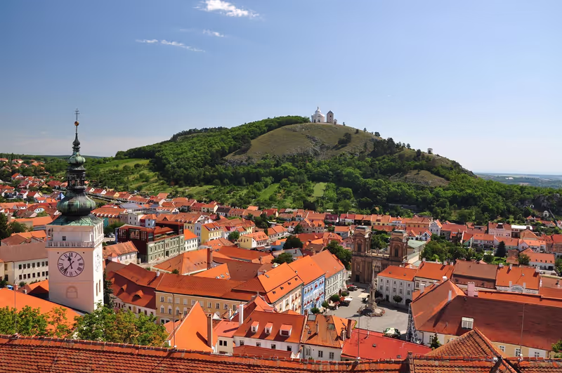 Prague Private Tour - cenic vineyards and cozy wine cellars.