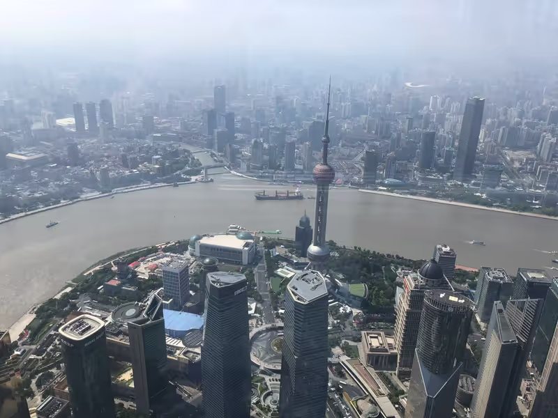 Shanghai Private Tour - Aerial Views from Pudong