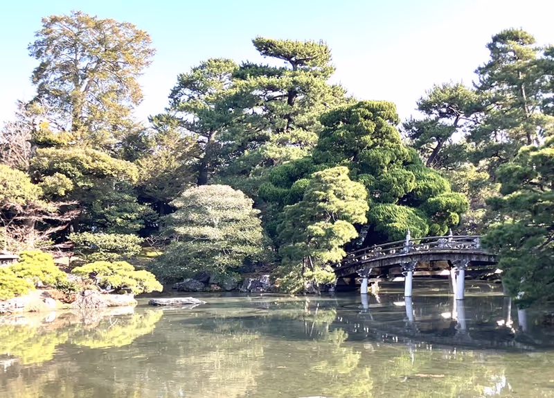 Kyoto Private Tour - Keyaki Bridge where Queen Elizabeth Ⅱstood in 1975