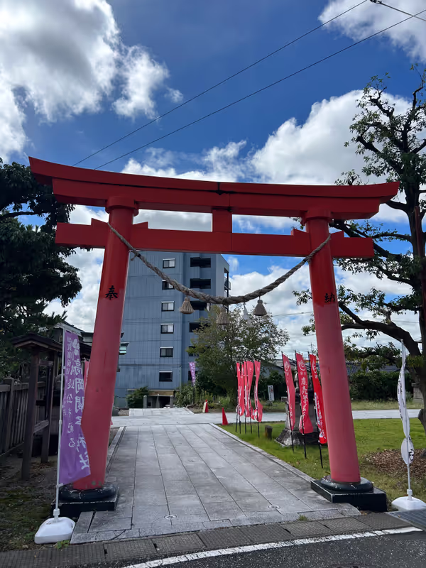 Toyama Private Tour - Sekino shrine, Torii gate