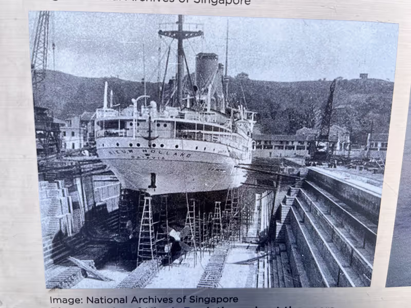 Singapore Private Tour - Old dockyards at Keppel Harbour