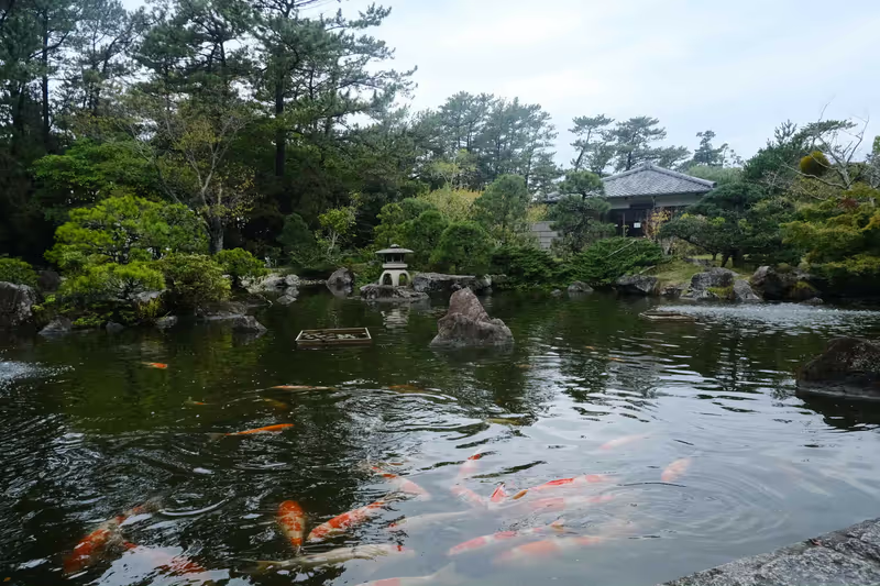 Kanagawa Private Tour - Beautiful traditional strolling garden.