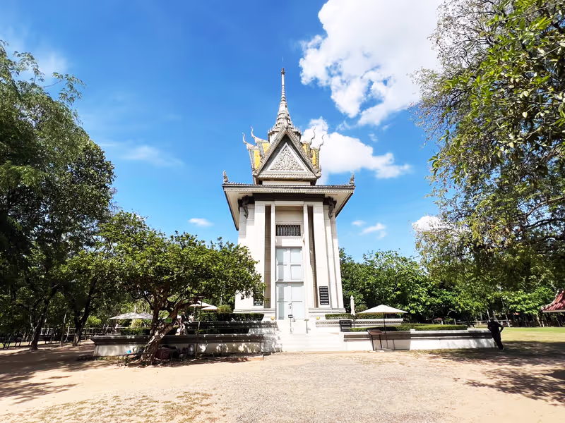 Siem Reap Private Tour - Memorial Stupa at the Killing Fields of Choeung Ek