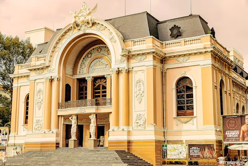 Ho Chi Minh Private Tour - the Saigon Opera House built 1898