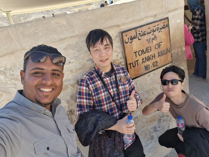 Luxor Private Tour - with our lovely clients at Valley of The kings