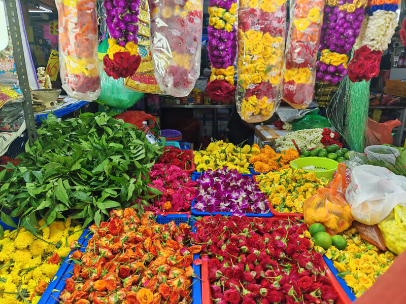 Singapore Private Tour - Flower market