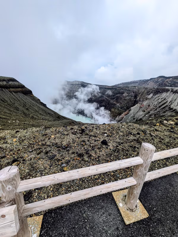 Kumamoto Private Tour - Nakadate Crater