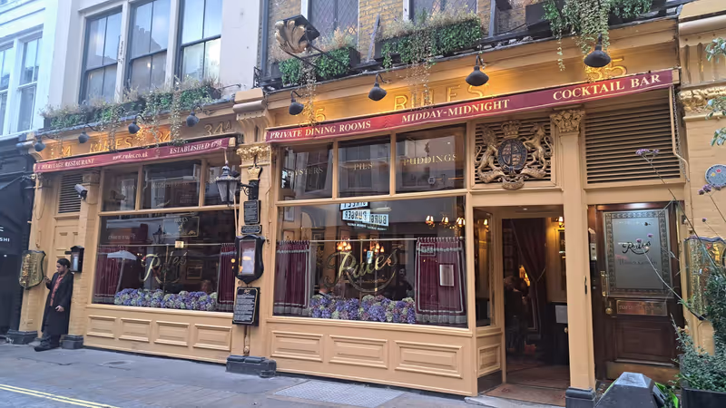 London Private Tour - Restaurant Rules