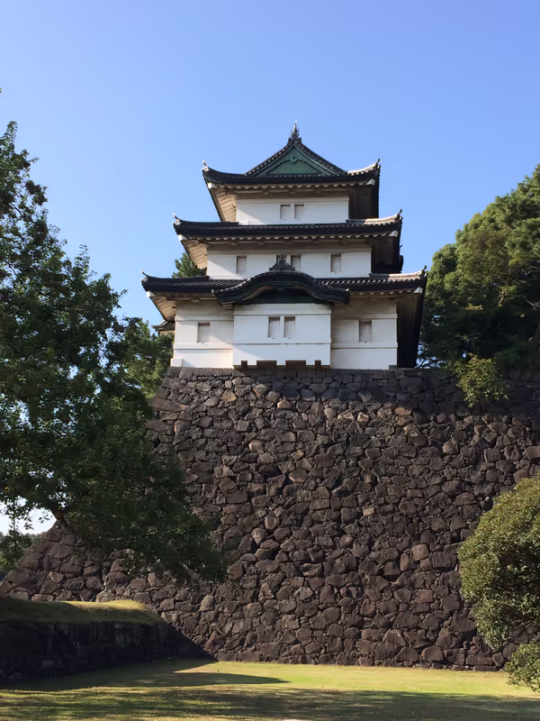 Tokyo Private Tour - A turret in the former Edo castle