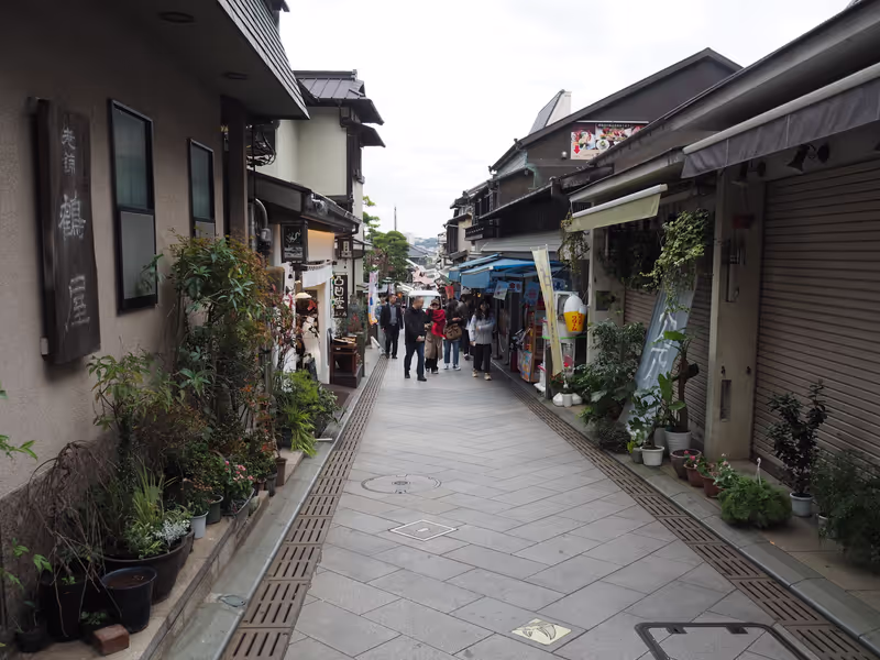 Tokyo Private Tour - Nakamise Shopping Street at the entrance of Enoshi