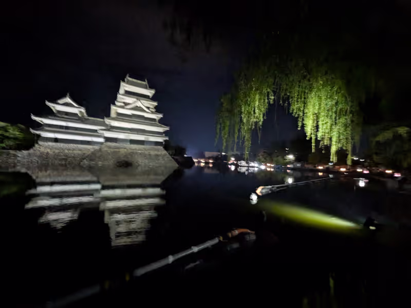 Nagano Private Tour - Matsumoto Castle at night