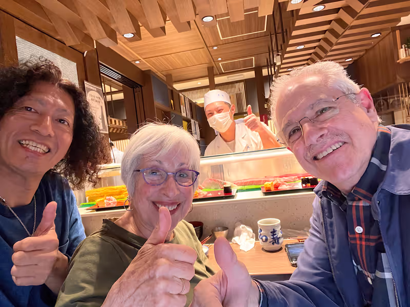 Yokohama Private Tour - with friendly good sushi chef