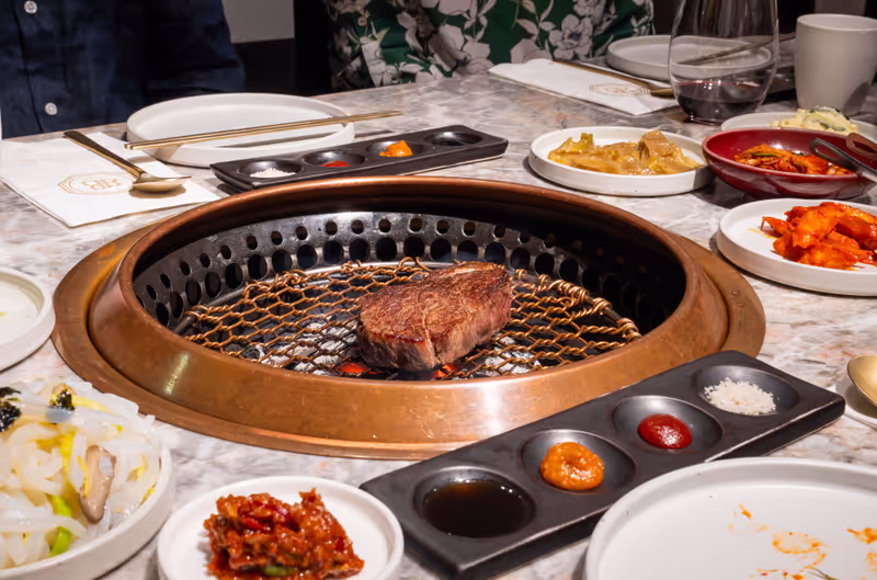 Seoul Private Tour - Korean beef served in Korean restaurant