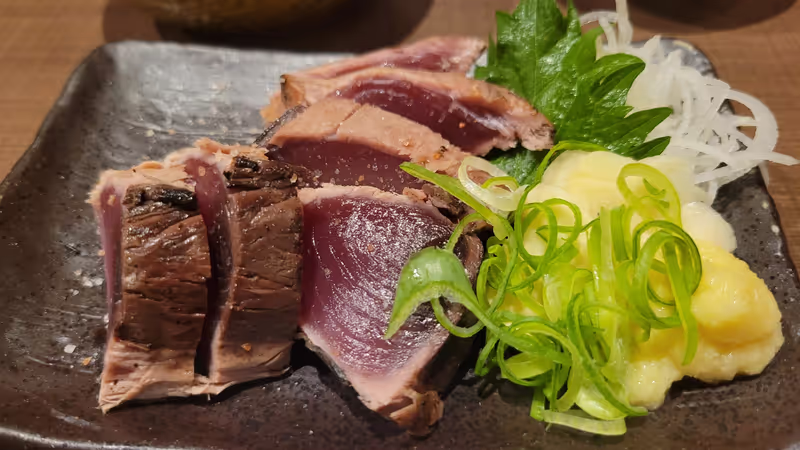 Kochi Private Tour - lightly seared bonito