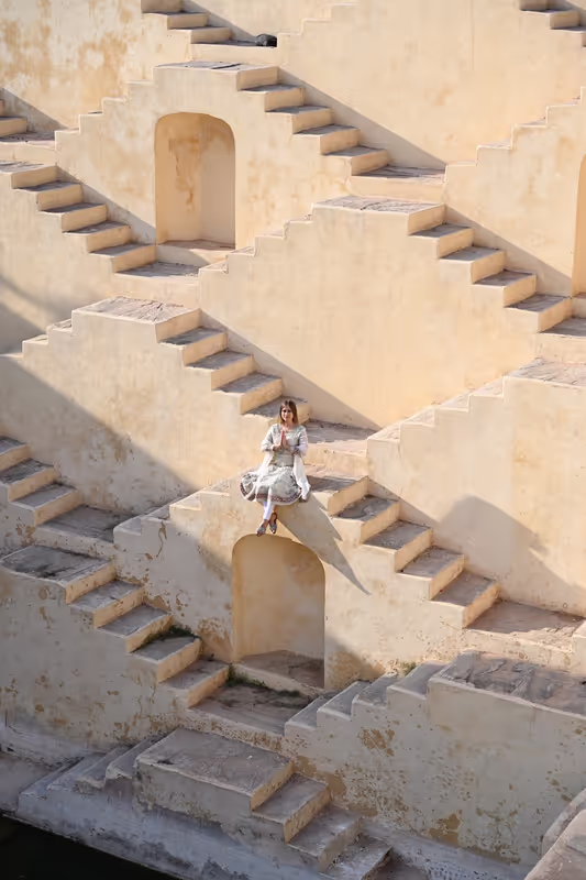 Jaipur Private Tour - Stufenbrunnen
