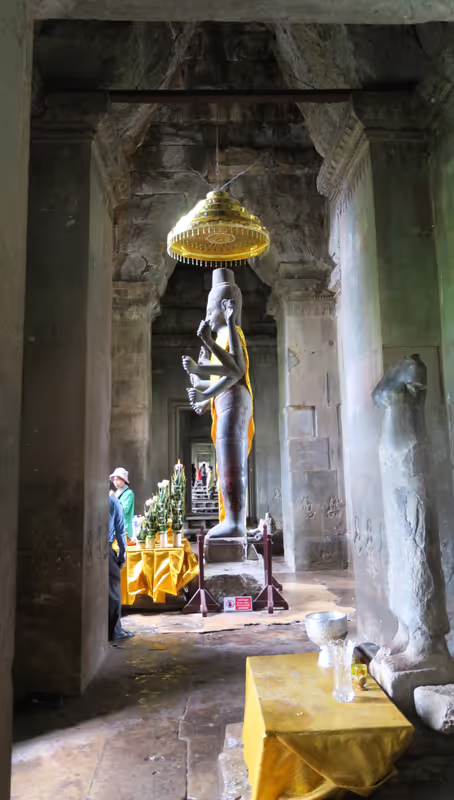 Siem Reap Private Tour - The Statue of Vishnu, called Tareach