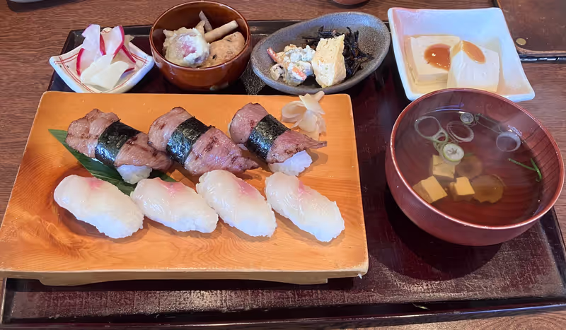 Toyama Private Tour - Iwana char and Hida beef sushi