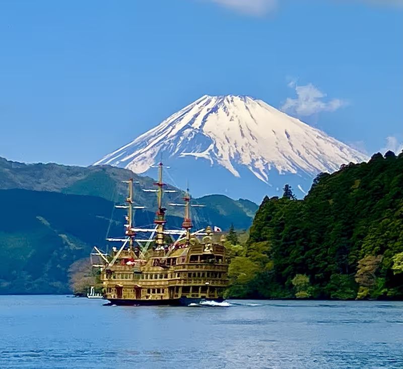 Kanagawa Private Tour - Bateau pirate et mont Fuji