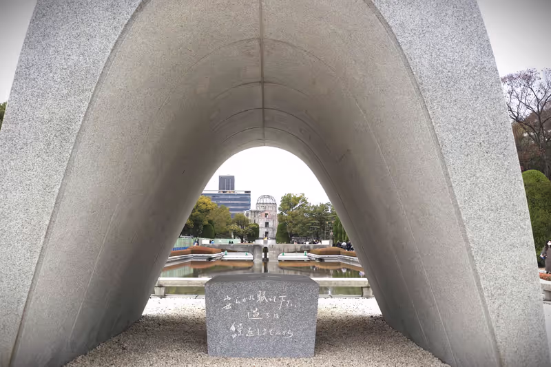 Hiroshima Private Tour - Cenotaph for the A-bomb Victims