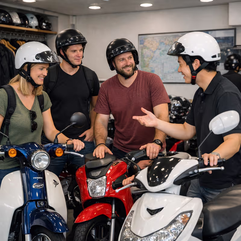 Seoul Private Tour - Motorcycle Rental Store