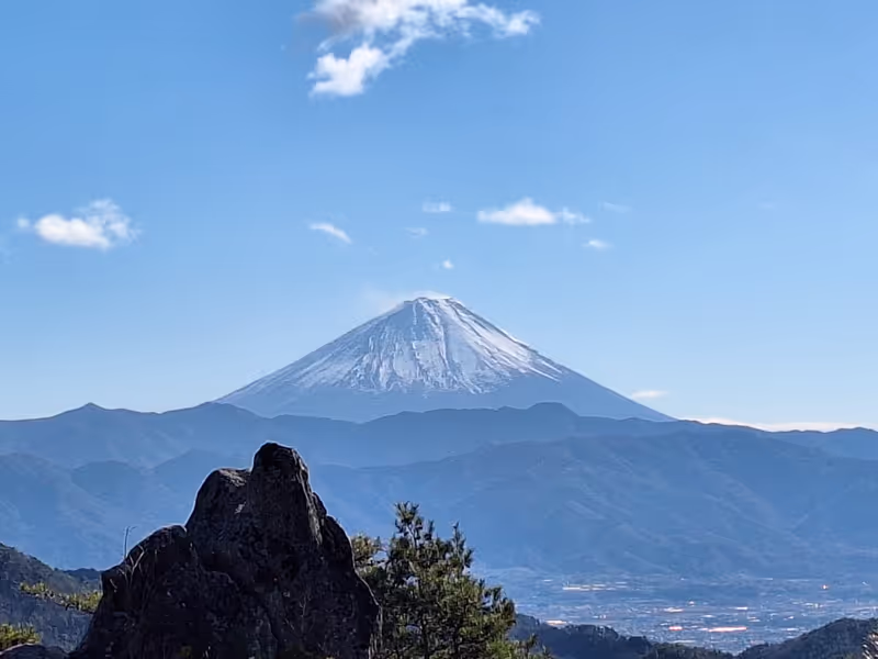 Yamanashi Private Tour - Views of Mount Fuji from Sword Pulling Rock