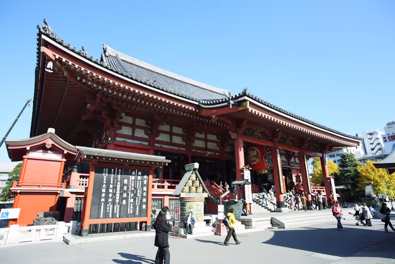 Yokohama Private Tour - The Main Hall of Senso-ji