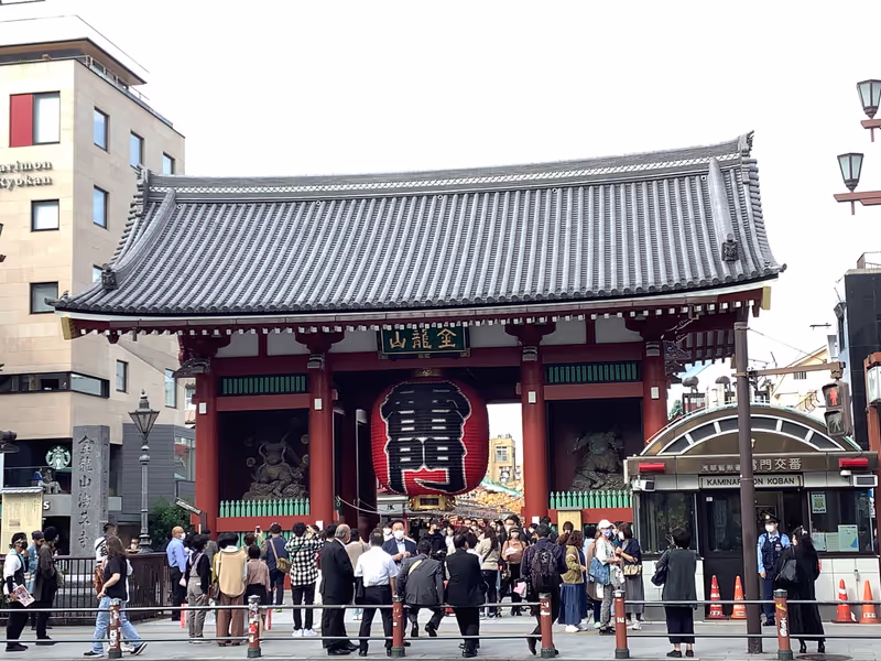 Tokyo Private Tour - La porte de l’entrée du temple Sensoji