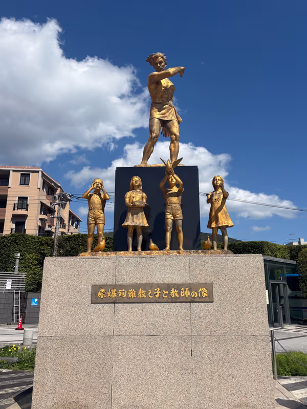Nagasaki Private Tour - Atomic Bomb Martyrs: Students and Teachers Statue