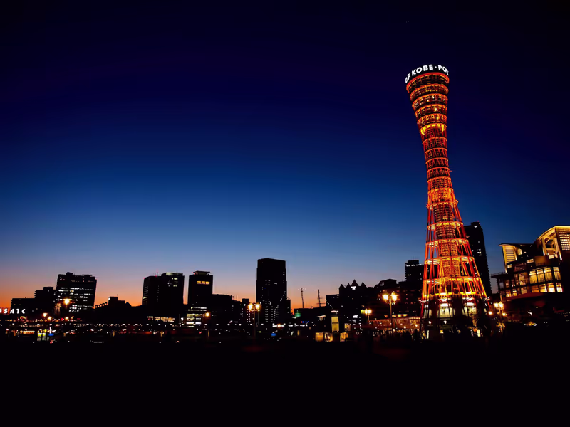 Kobe Private Tour - Meriken Park and Kobe Tour at Night.